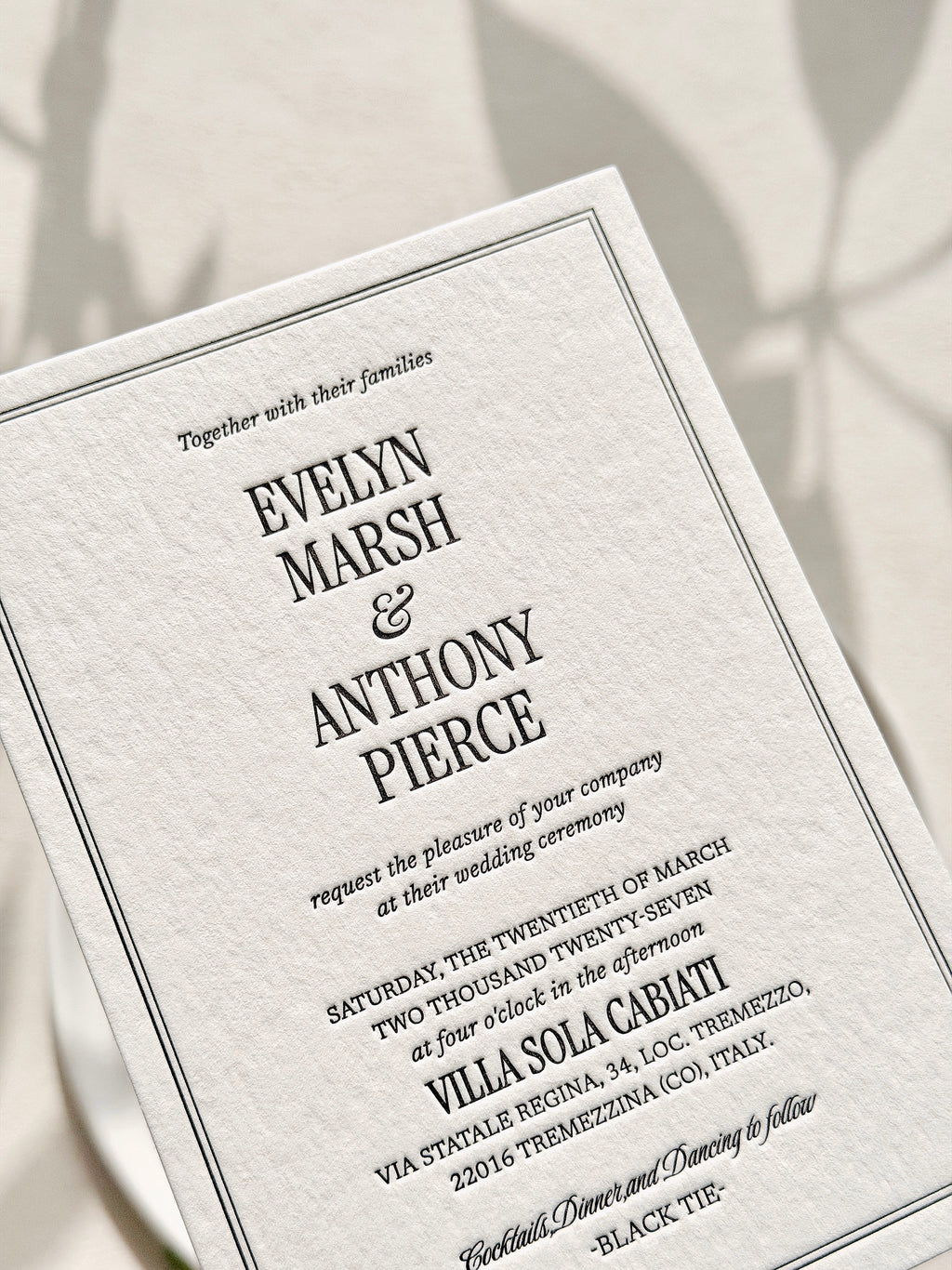 Elegant White Peony Wedding Invitation Suite