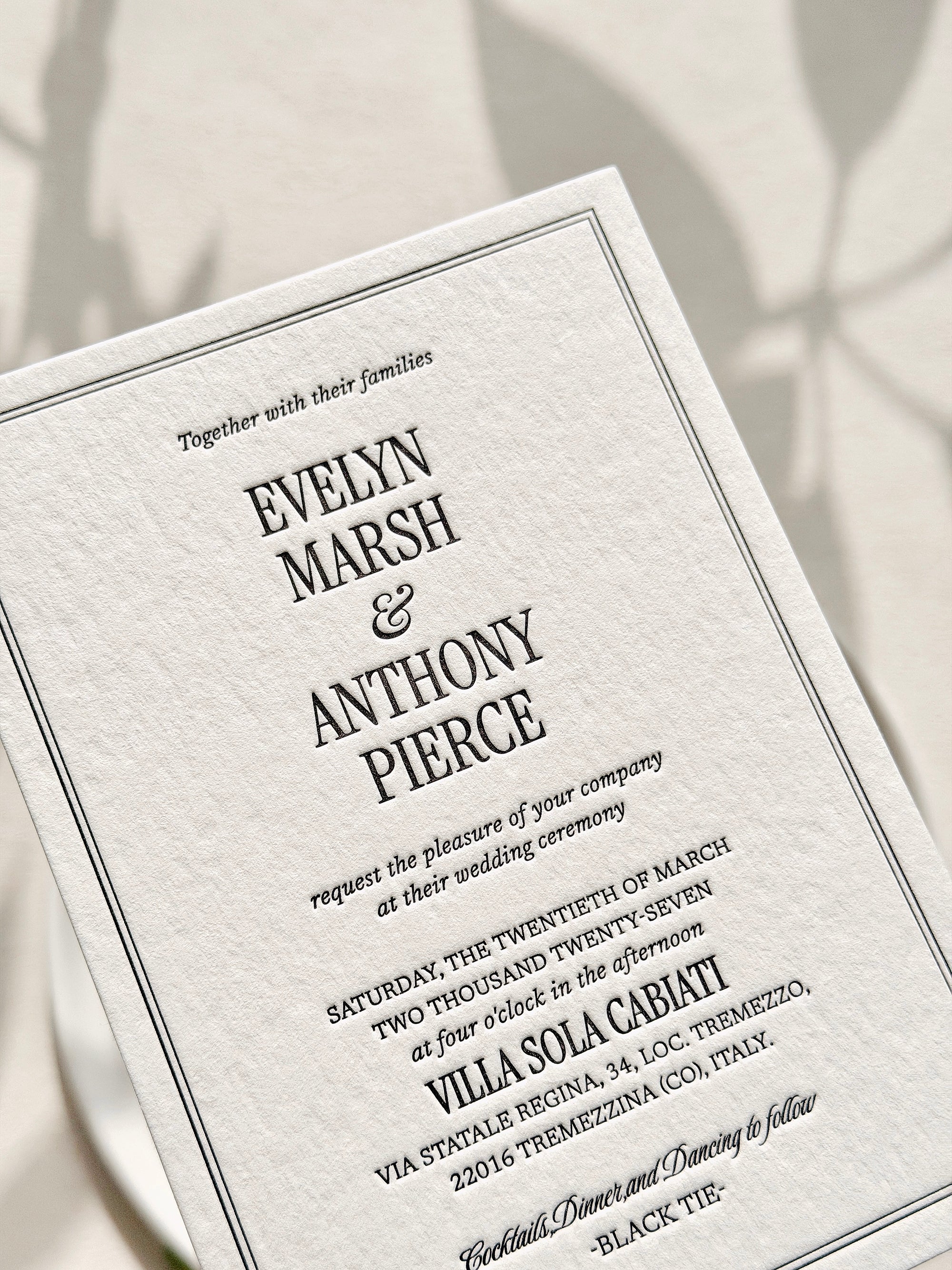 Elegant White Peony Wedding Invitation Suite