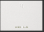 Custom Wedding Stationery Cards for Paperie Press NY