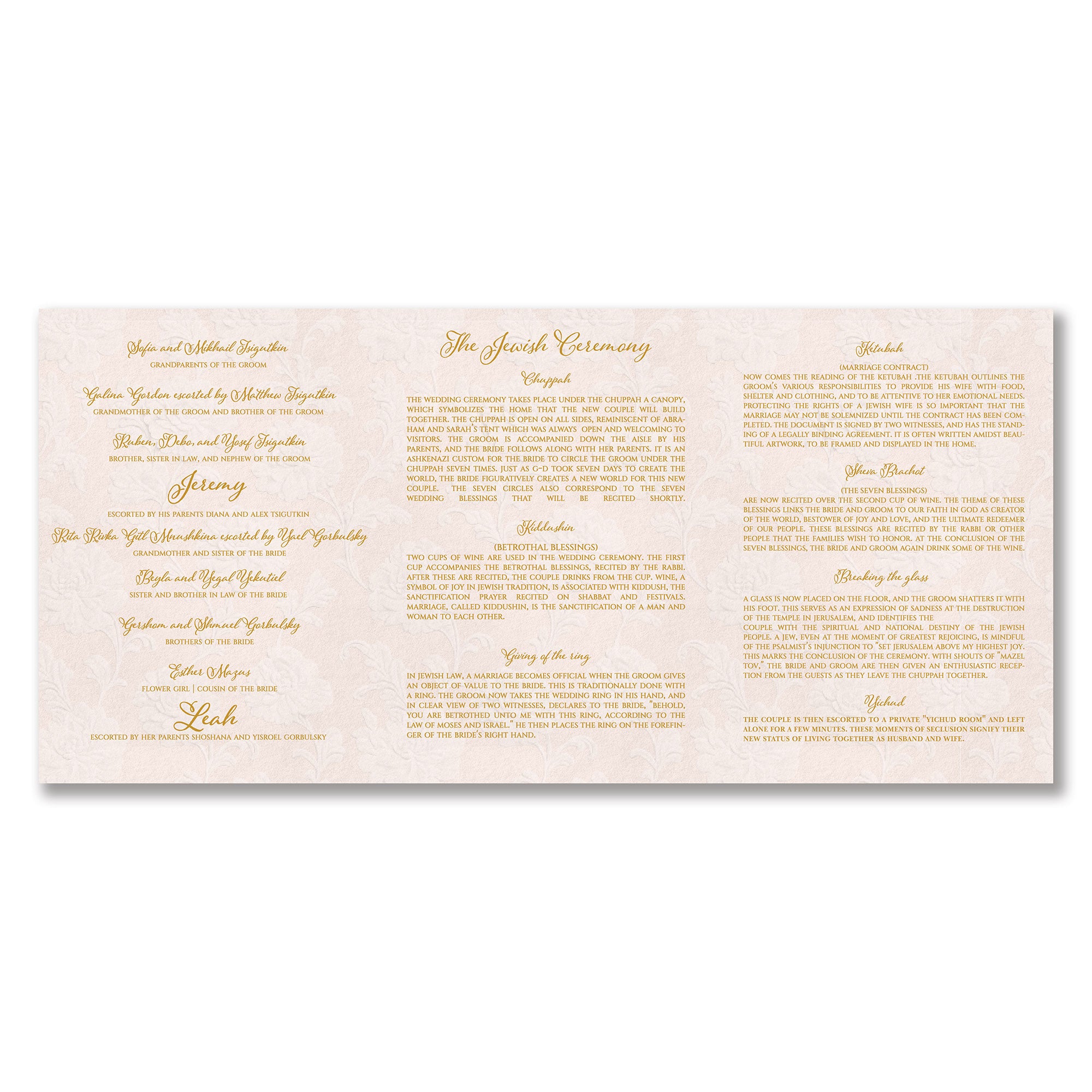 Custom Wedding Stationery Cards for Paperie Press NY